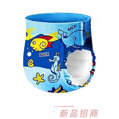哈尼小象婴儿游泳裤