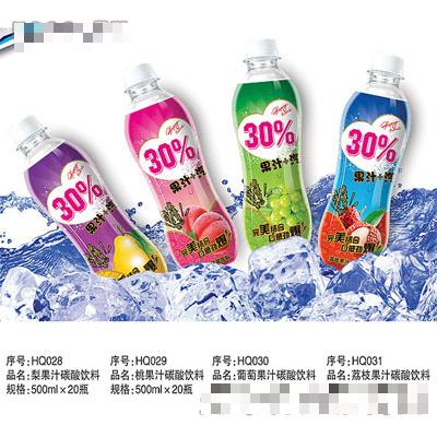 梨-桃-葡萄-荔枝碳酸饮料（500ml×20瓶）