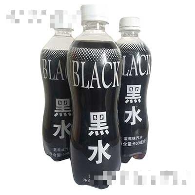 500ml酷e百黑水蓝莓味汽水