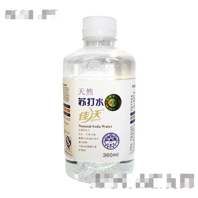 佳沃天然苏打水360ml（白）