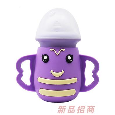 迪乐梦高鹏硅玻璃奶瓶5034紫色