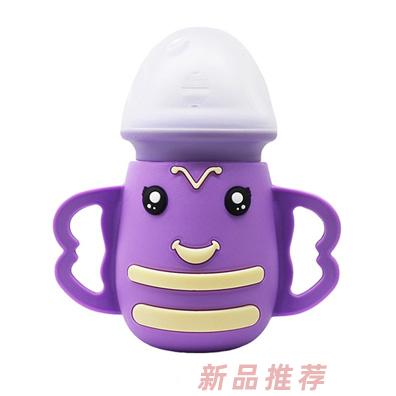 迪乐梦高鹏硅玻璃奶瓶5033紫色