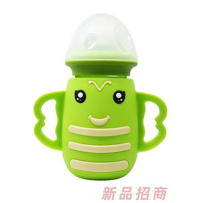 迪乐梦高鹏硅玻璃奶瓶5033绿色