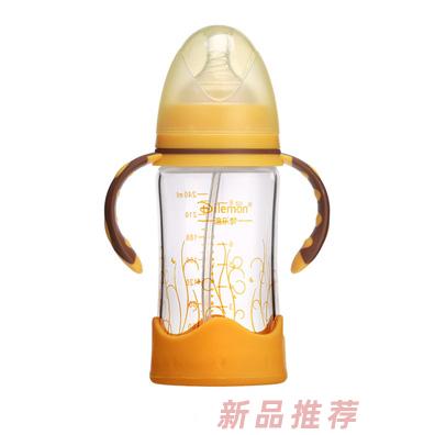 迪乐梦高鹏硅玻璃奶瓶5012黄色