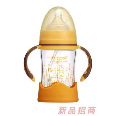 迪乐梦高鹏硅玻璃奶瓶5011黄色
