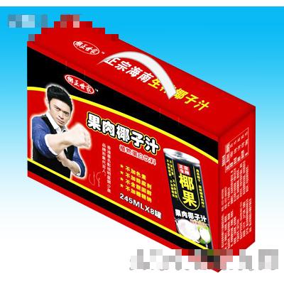 椰正世家生榨椰子汁果肉型245mlX8罐