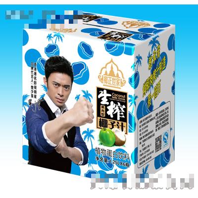 椰正世家生榨椰子汁果肉型1.25LX6瓶