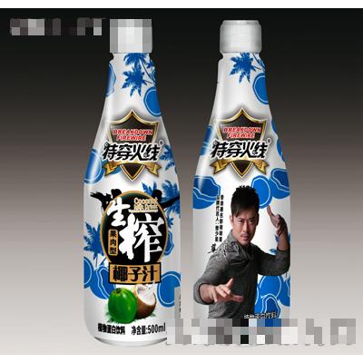 特穿火线生榨椰子汁果肉型500ml