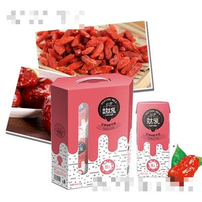 归一森林肽乳红枣枸杞牛奶250mlx12盒