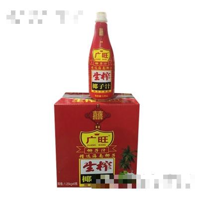 广旺生榨椰子汁1.25kgx6