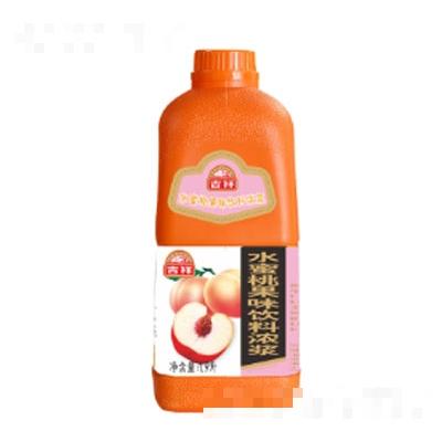 吉祥水蜜桃果味饮料浓浆1.9L