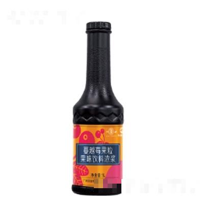 吉祥蔓越莓果粒果味饮料浓浆1L