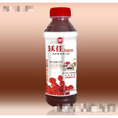 沃佳红枣枸杞粗纤维果浆饮料500ml