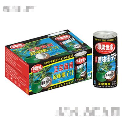 245mlx24罐原味椰汁（标箱）