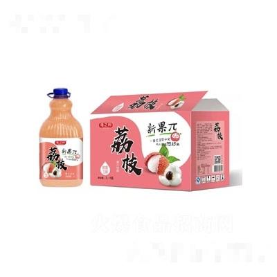 海之吟新果π荔枝果汁饮料2L×6瓶