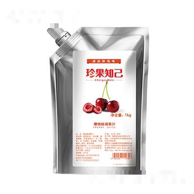 珍果知己樱桃鲜调果汁1kg
