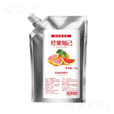 珍果知己西柚鲜调果汁1kg