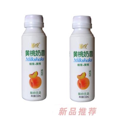 菌悦黄桃奶昔