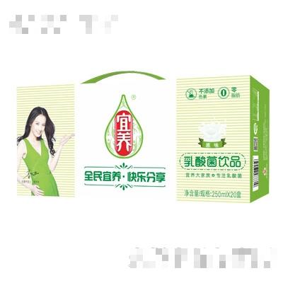宜养原味乳酸菌砖包普装250mlx20盒
