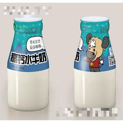 桂牛高钙水牛奶200ml瓶装