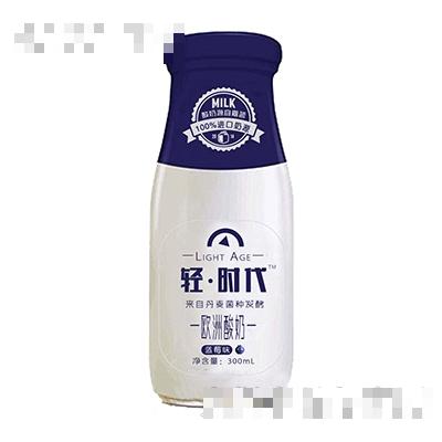玻璃瓶轻时代欧洲酸奶蓝莓味300ml