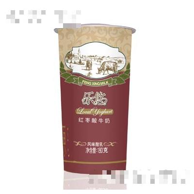 乐悠红枣酸奶180g
