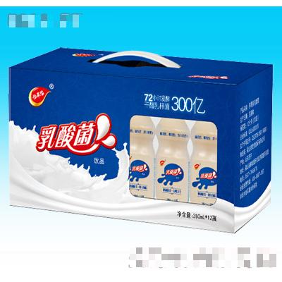 怡果缘乳酸菌带天窗礼盒350mlX12