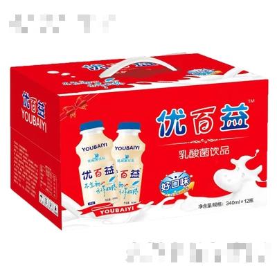 优百益乳酸菌饮品340mlx12瓶