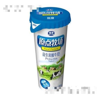 银桥原点牧场益生菌酸牛奶180g