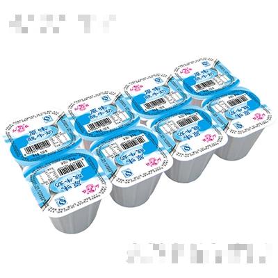 红梅原味八联杯酸牛奶