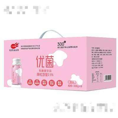 三剑客优菌乳酸菌饮品原味338gx8