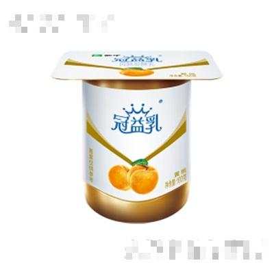 蒙牛冠益乳圆周杯黄桃味