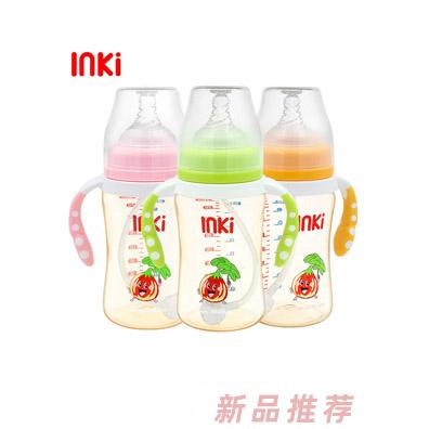 英其PPSU宽口径奶瓶三色