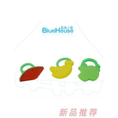 蓝色小屋水果型咬牙器