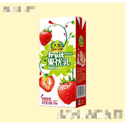250ml甜蜜草莓果优乳