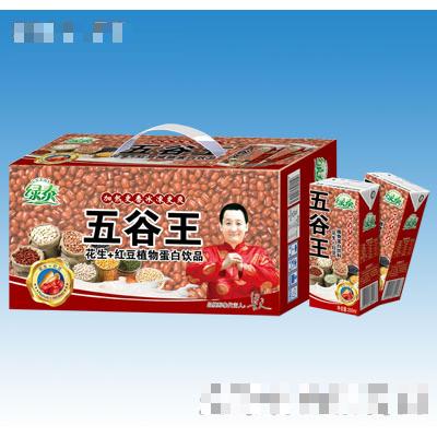 250mlx20盒绿泰五谷王花生+红豆植物蛋白饮品