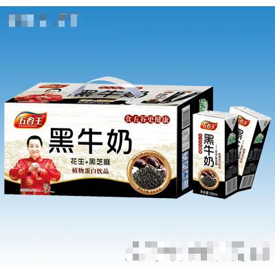250mlx20盒五谷王黑牛奶植物蛋白饮品箱