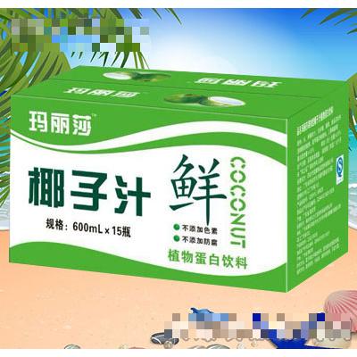 玛丽莎椰子汁鲜600mlx15