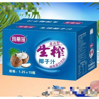 玛丽莎生榨椰子汁1.25Lx6瓶