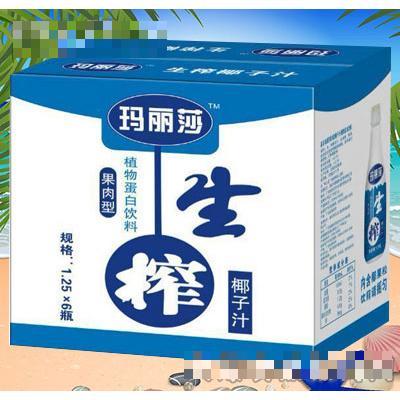 玛丽莎生榨植物蛋白饮料果肉型1.25Lx6瓶