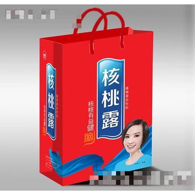 核桃露红色手提礼盒