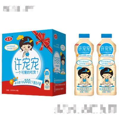 许宠宠乳酸菌饮料原味1000mlX6