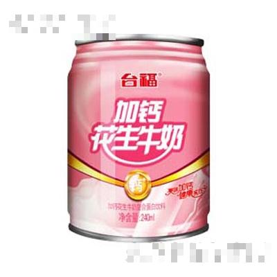 台福加钙花生牛奶240ml