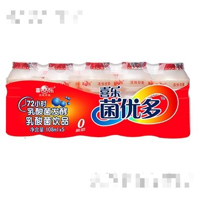 喜乐菌优多乳酸菌108mlX5