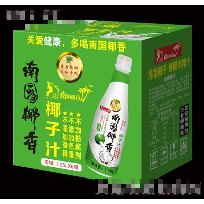 1.25Lx6瓶南国椰香椰子汁