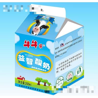 牛牛乐益智酸奶200ml
