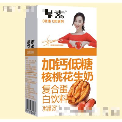 零素加钙低糖核桃花生奶250ml
