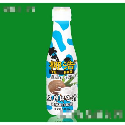 椰浩500mL迷彩椰子汁标签效果图