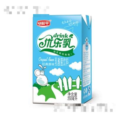 和平优乐乳原味盒
