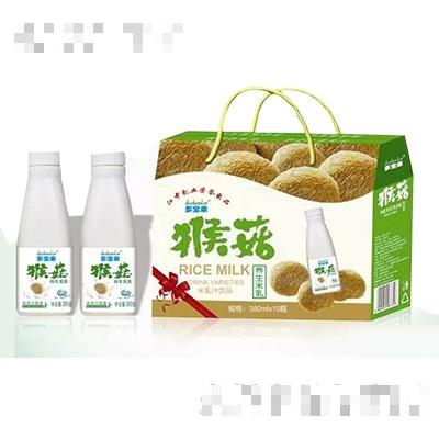 380mlx10瓶多宝莱猴菇养生米乳